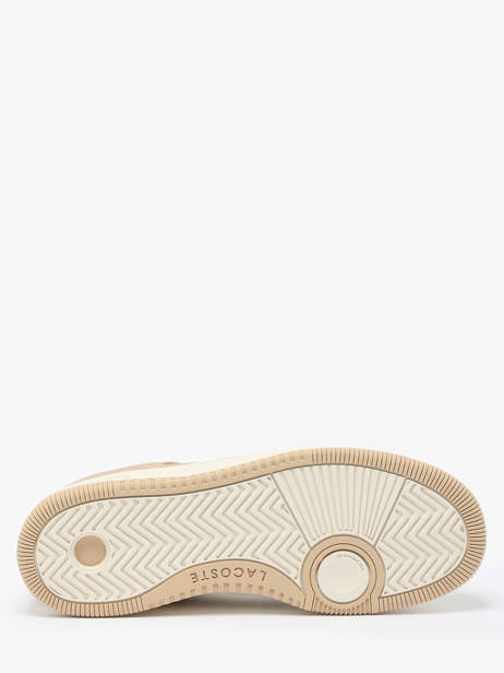 Sneakers L001 Uit Leder Lacoste Beige men 9SMA0045 ander zicht 5