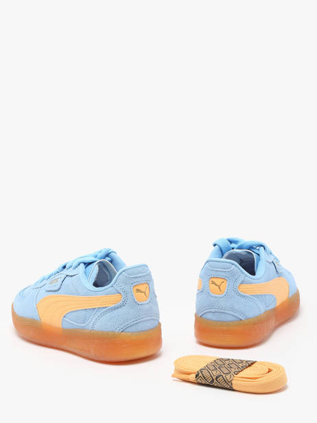 Sneakers Palermo Moda Xtra Gum Uit Leder Puma Blauw women 40032307 ander zicht 3