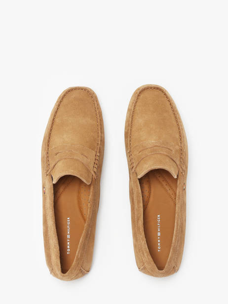 Mocassins Uit Leder Tommy hilfiger Bruin men 4998GVQ ander zicht 4