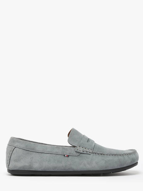 Mocassins Uit Leder Tommy hilfiger Grijs men 4998PN6