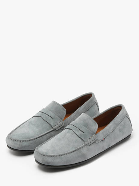 Mocassins Uit Leder Tommy hilfiger Grijs men 4998PN6 ander zicht 2