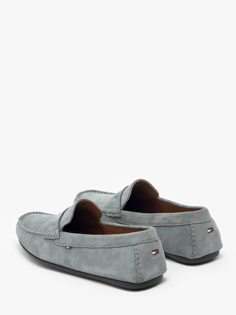 Mocassins Uit Leder Tommy hilfiger Grijs men 4998PN6 ander zicht 3