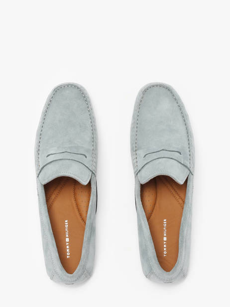 Mocassins Uit Leder Tommy hilfiger Grijs men 4998PN6 ander zicht 4