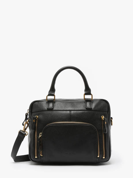 Cross Body Tas Baby Macy Leder Nat et nin Zwart vintage BABYMACY