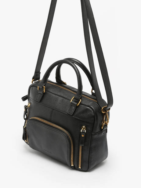 Cross Body Tas Baby Macy Leder Nat et nin Zwart vintage BABYMACY ander zicht 2