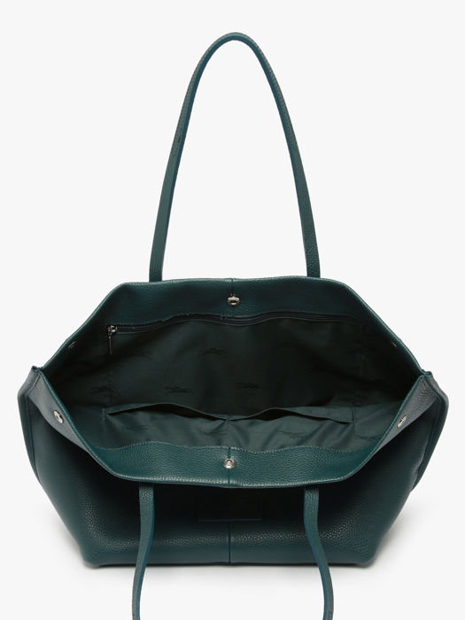 Longchamp Essential cuir Schoudertas Blauw