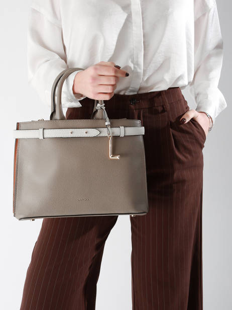 Handtas Faubourg Leder Lancel Wit faubourg A13548 ander zicht 1