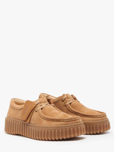 Derby Veterschoenen Torhill Bee Clarks Beige women 26172084 ander zicht 2