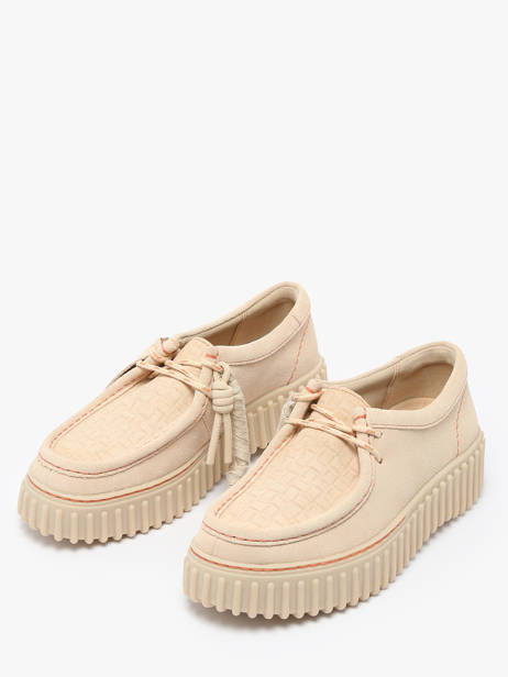Derby Veterschoenen Torhill Bee Clarks Beige women 26181191 ander zicht 2