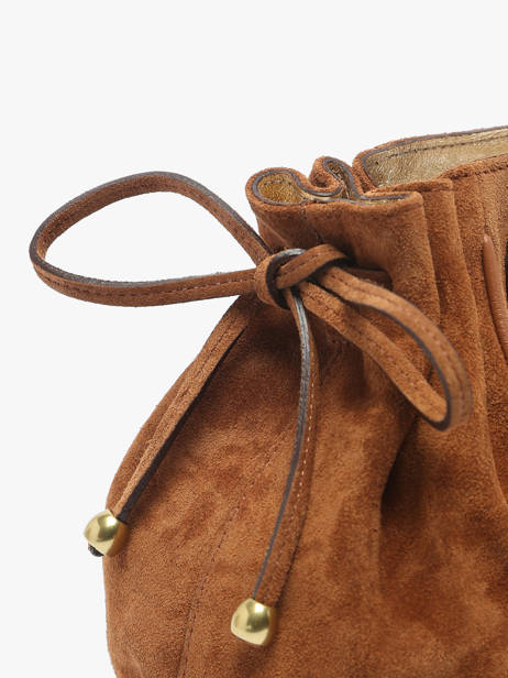 Cross Body Tas Folk Light Gerard darel Bruin folk light W405 ander zicht 3