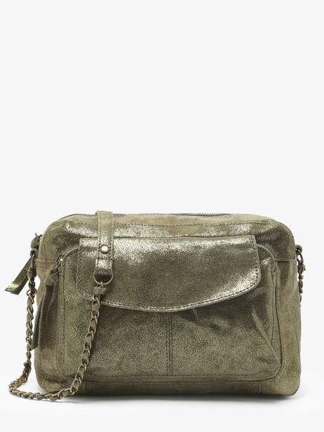 Cross Body Tas Naina Leder Pieces Groen naina 17087872