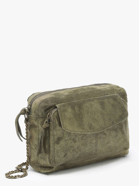 Cross Body Tas Naina Leder Pieces Groen naina 17087872 ander zicht 2