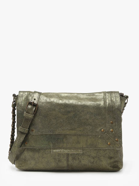 Cross Body Tas Felizia Leder Pieces Groen felizia 17116819