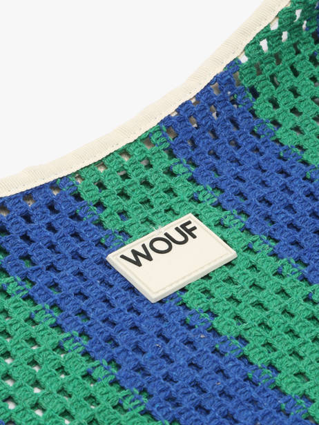 Handtas Crochet Wouf Veelkleurig crochet XTO25010 ander zicht 2
