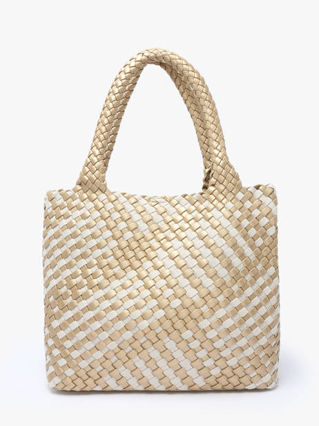 Schoudertas Tessa Gevlochten Laurent david Goud ld bags 957 ander zicht 4