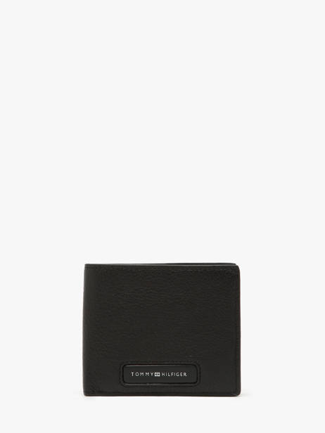 Portefeuille Tommy hilfiger Zwart monogram AM13252