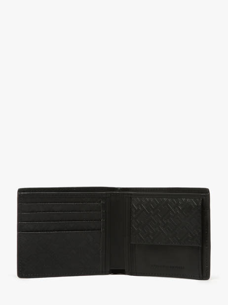 Portefeuille Tommy hilfiger Zwart monogram AM13252 ander zicht 1
