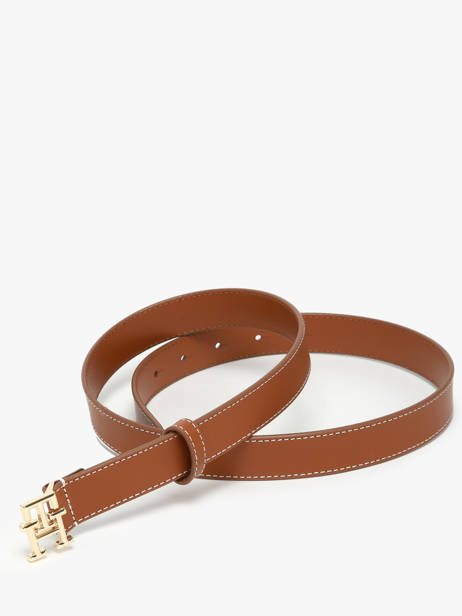 Riem Tommy hilfiger Bruin logo AW17248 ander zicht 2