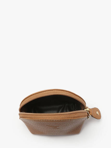 Portemonnee Caviar Leder Crinkles Bruin caviar 14026 ander zicht 1