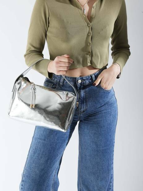 Cross Body Tas Moon Torrow Zilver moon TMOO01 ander zicht 1