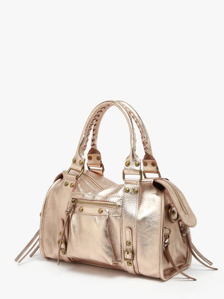 Schoudertas Nine Leder Milano Goud nine NI24092 ander zicht 2