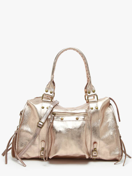 Schoudertas A4 Formaat Nine Leder Milano Goud nine NI24093