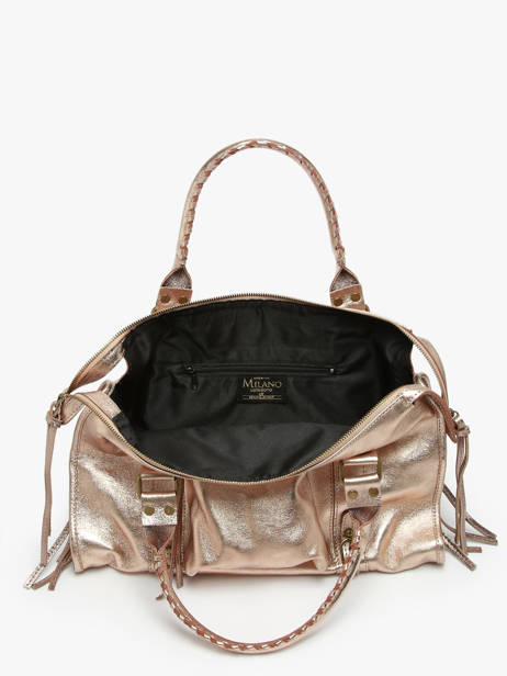 Schoudertas A4 Formaat Nine Leder Milano Goud nine NI24093 ander zicht 3