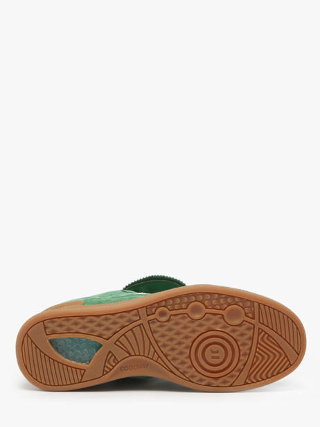 Sneakers Becks X Uit Leder Coolway Groen women 7603185 ander zicht 5