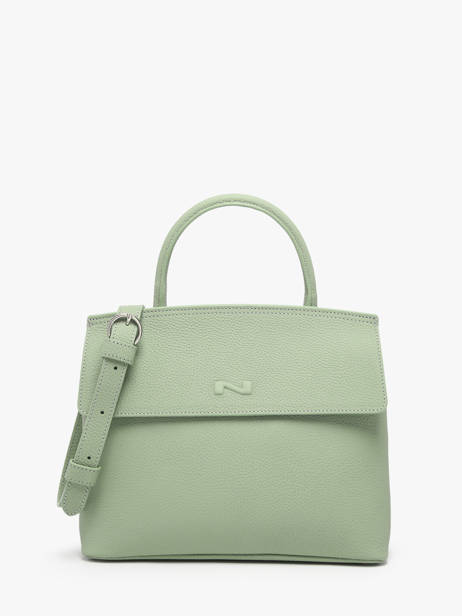 Cross Body Tas Clarita Leder Nathan baume Groen nathan 18