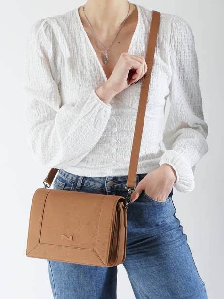 Cross Body Tas Rotterdam Leder Nathan baume Bruin mondrian 3 ander zicht 1