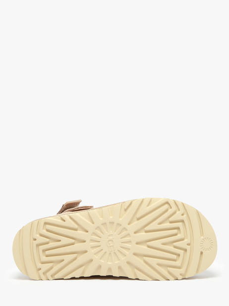 Slippers Goldenstar Clog Uit Leder Ugg Beige women 1138252 ander zicht 4