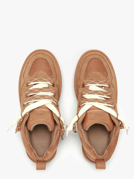 Sneakers Lowmel Uit Leder Ugg Bruin women 1168890 ander zicht 3