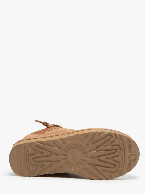 Sneakers Lowmel Uit Leder Ugg Bruin women 1168890 ander zicht 4