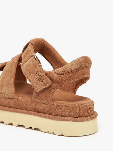 Sandalen Goldenstar Uit Leder Ugg Bruin women 1137890 ander zicht 2