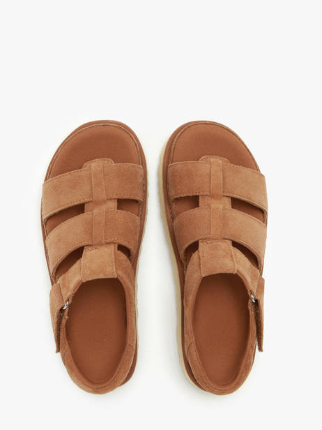 Sandalen Goldenstar Uit Leder Ugg Bruin women 1137890 ander zicht 3