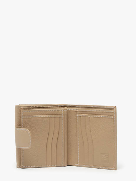 Portemonnee Caviar Leder Crinkles Beige caviar 14068 ander zicht 1