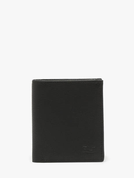 Portefeuille Leder Crinkles Zwart caviar 14178