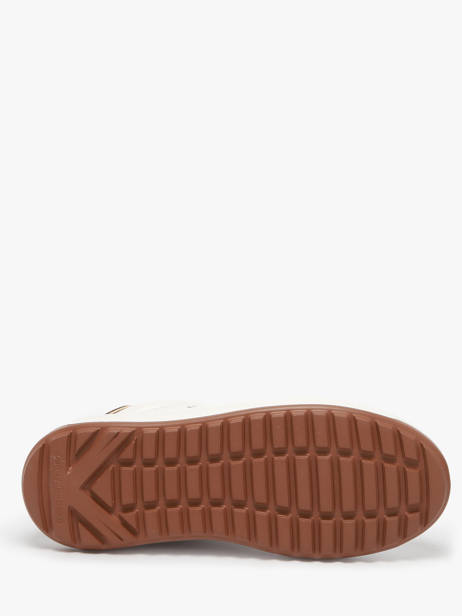 Sneakers Kapri Lug Maison Uit Leder Karl lagerfeld Wit women KL67538M ander zicht 5