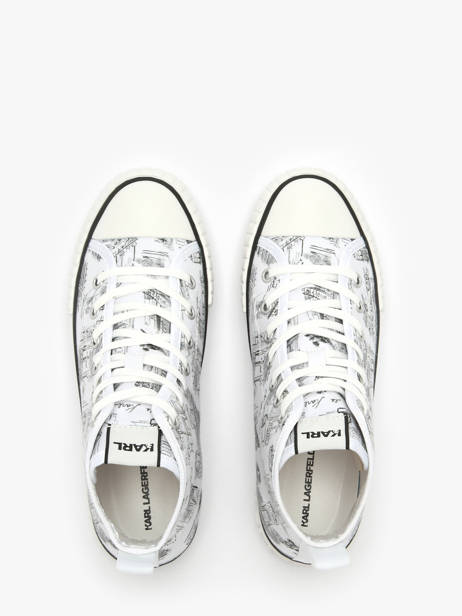 Sneakers Kampus Max Jorge Karl lagerfeld Wit women KL60455 ander zicht 4