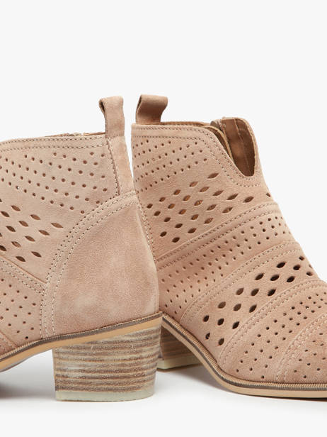 Enkellaarsjes Met Hak Nelly Uit Leder Alpe Bruin women 53911152 ander zicht 3