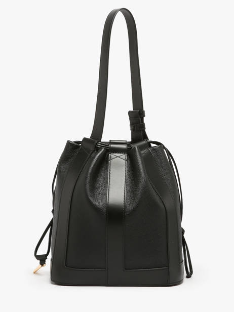 Schoudertas Elles Leder Lancel Zwart elles A13358 ander zicht 4