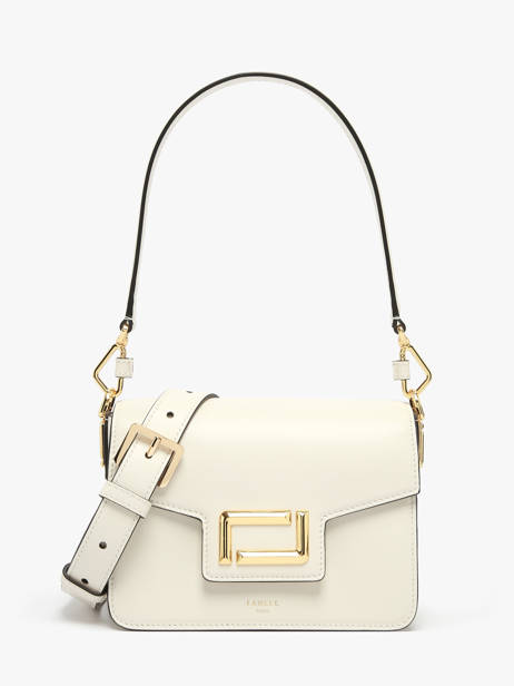 Cross Body Tas Angele Leder Lancel Wit angele A13147