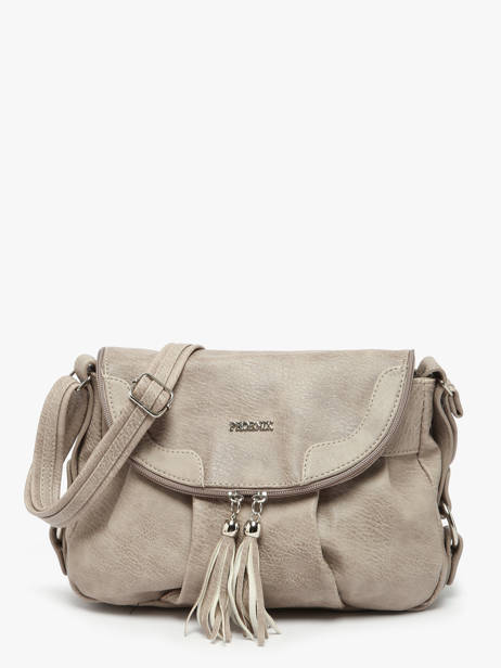 Cross Body Tas Basic Miniprix Beige basic P116