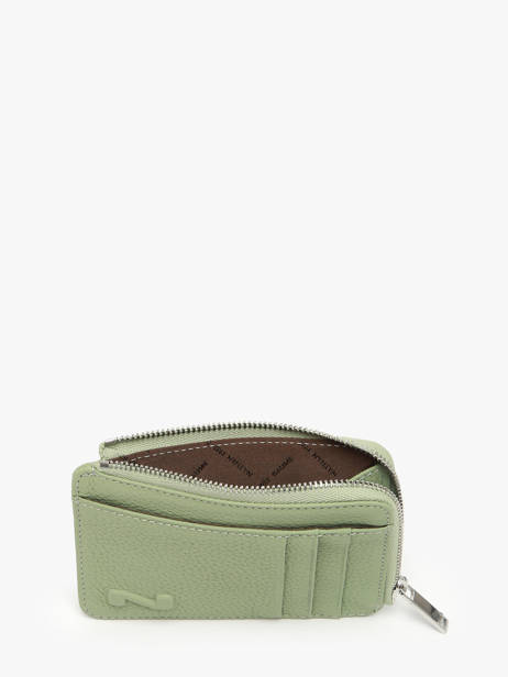 Portemonnee Met Kaarthouder Leder Nathan baume Groen original n 217N ander zicht 1