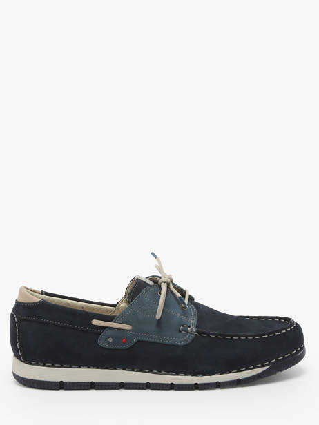 Stadsschoenen Cross Uit Leder Fluchos Blauw men F1449