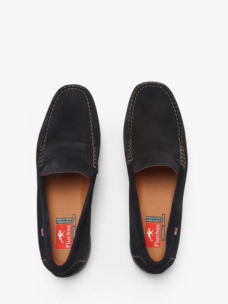 Stadsschoenen Afelpado Uit Leder Fluchos Blauw men F2207 ander zicht 4
