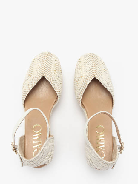 Espadrilles Met Sleehak Belmira Gaimo Beige women BELMIRA ander zicht 3