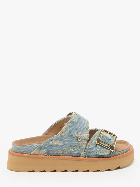 Slippers Fusbett Platform Colors of california Wit women HCSTOR60