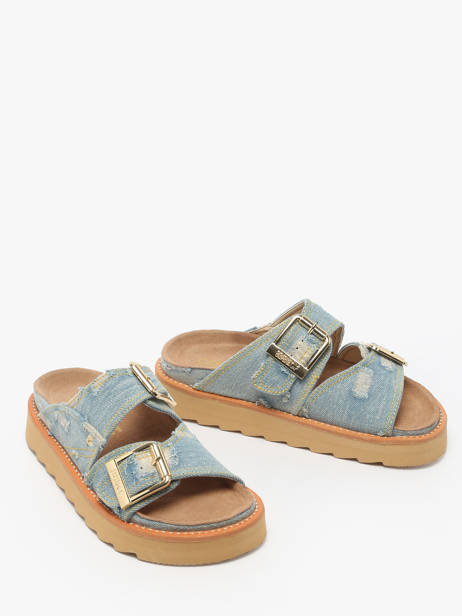 Slippers Fusbett Platform Colors of california Wit women HCSTOR60 ander zicht 1