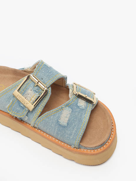 Slippers Fusbett Platform Colors of california Wit women HCSTOR60 ander zicht 2